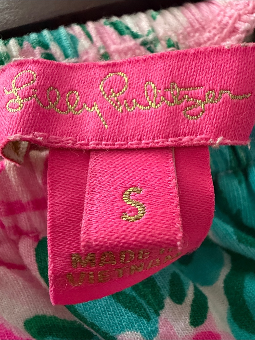 Lilly Pulitzer Romper. Elasticized waist, long sleeved, strapless. - Picture 3 of 4